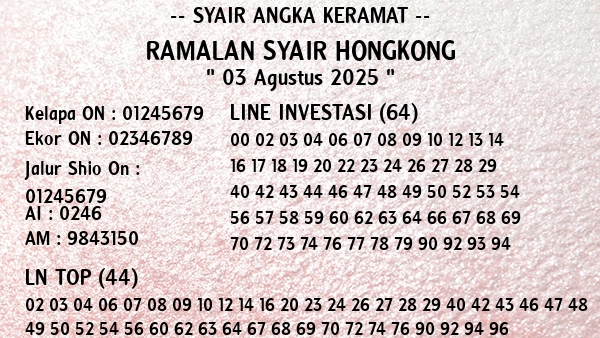 Prediksi Hongkong