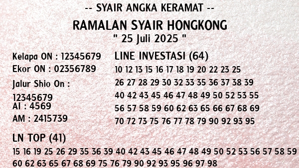 Prediksi Hongkong