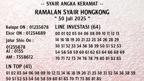 Prediksi Hongkong