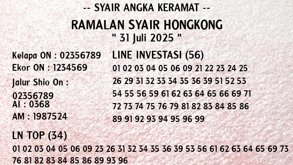 Prediksi Hongkong
