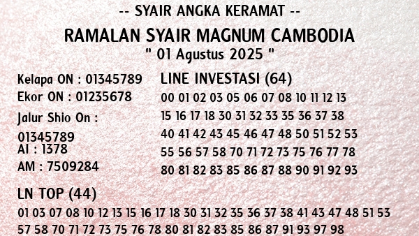 Prediksi Magnum Cambodia