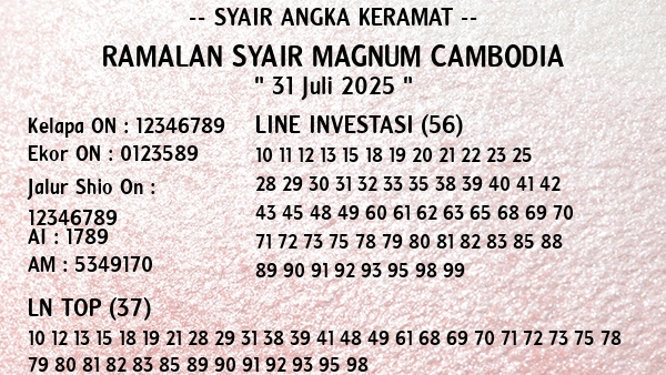 Prediksi Magnum Cambodia