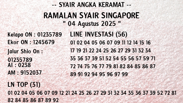 Prediksi Singapore