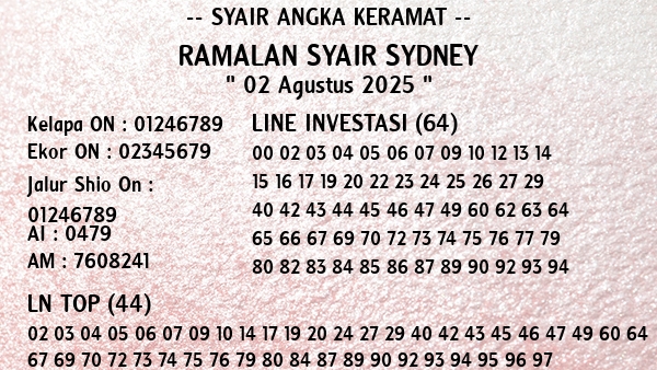 Prediksi Sydney