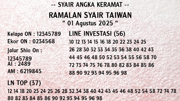Prediksi Taiwan