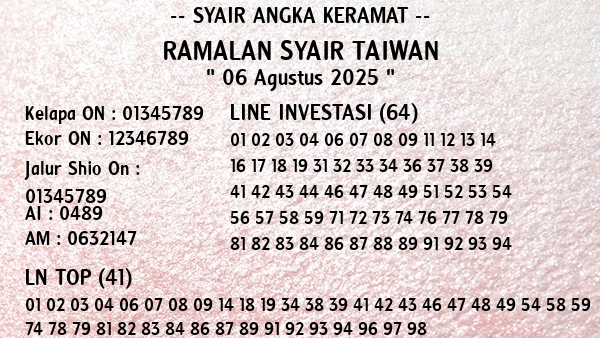 Prediksi Taiwan